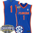 Team  #1 Florida Gators 2025 SEC Champions Stitched Royal
