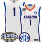 Team  #1 Florida Gators 2025 SEC Champions Stitched White