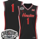 Team  #1 Houston Cougar 2025 Big 12 Champions Stitched Black
