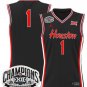 Team  #1 Houston Cougar 2025 Big 12 Champions Stitched Black