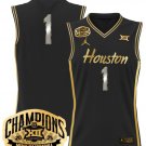 Team  #1 Houston Cougar 2025 Big 12 Champions Stitched Black Gold
