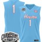 Team  #1 Houston Cougar 2025 Big 12 Champions Stitched Blue