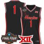 Team  #1 Houston Cougars 2025 Final Four Patch Stitched Black