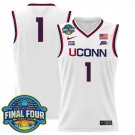 Team  #1 UConn Huskies 2025 Big Eat Final Four Patch Stitched White