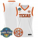 Team  Texas Longhorns 2025 Sec Final Four Patch Stitched White
