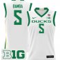 TJ Bamba  #5 Oregon Ducks 2024 Lightweight White
