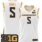 TJ Bamba  #5 Oregon Ducks 2024 Lightweight White Gold