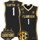 Walter Clayton Jr  #1 Florida Gators 2025 National Champions Black Gold