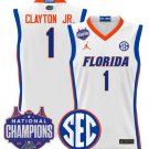 Walter Clayton Jr  #1 Florida Gators 2025 National Champions White