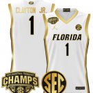 Walter Clayton Jr  #1 Florida Gators 2025 SEC Champions White Gold