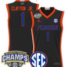 Walter Clayton Jr  #1 Florida Gators 2025 Tournament Champions Patch Black