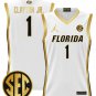 Walter Clayton Jr  #15 Florida Gators 2024 Lightweight White Gold