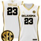 Wayman Tisdale  #23 Oklahoma Sooners 2024 Lightweight White Gold