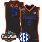 Will Richard  #5 Florida Gators 2025 Final Four Patch Stitched Black