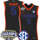 Will Richard  #5 Florida Gators 2025 SEC Champions Stitched Black