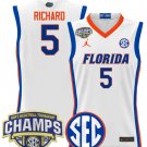 Will Richard  #5 Florida Gators 2025 SEC Champions Stitched White
