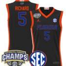 Will Richard  #5 Florida Gators 2025 Tournament Champions Patch Black