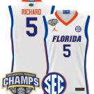 Will Richard  #5 Florida Gators 2025 Tournament Champions Patch White