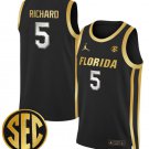 Will Richard  #5 Florida Gators Swingman Stitched Black Gold