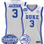Wo Ashlon Jackson  #3 Duke Blue Devils 2025 ACC Champions White