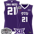 Wo Emma Nnopu  #21 TCU Horned Frogs 2025 Champions Purple