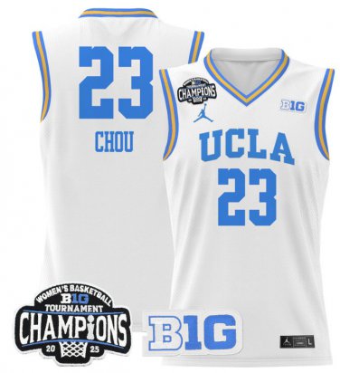 Wo Natalie Chou  #23 UCLA Bruins 2025 Champions White