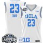 Wo Natalie Chou  #23 UCLA Bruins 2025 Champions White