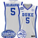 Wo Oluchi Okananwa  #5 Duke Blue Devils 2025 ACC Champions White