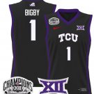 Wo Taylor Bigby  #1 TCU Horned Frogs 2025 Champions Black