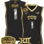 Wo Taylor Bigby  #1 TCU Horned Frogs 2025 Champions Black Gold