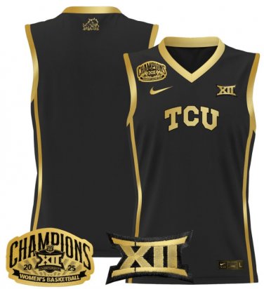 Wo Team  TCU Horned Frogs 2025 Champions Lightweight Black Gold