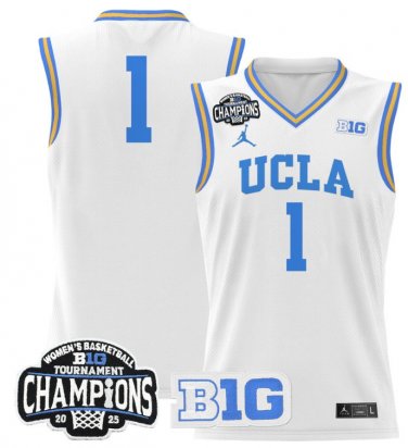 Wo Team  UCLA Bruins 2025 Champions Stitched White