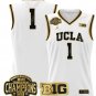 Wo Team  UCLA Bruins 2025 Champions Stitched White Gold