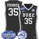 Wo Toby Fournier  #35 Duke Blue Devils 2025 ACC Champions Black
