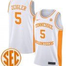 Zakai Zeigler  #5 Tennessee Vols 2024 Swingman White