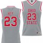 Zed Key  #23 Ohio State Buckeyes College Lightweight Gray