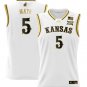 Zeke Mayo  #5 Kansas Jayhawks 2024 Lightweight White Gold