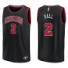 Bulls #2 Lonzo Ball Black
