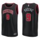 Bulls #9 Nikola Vucevic Black