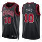 Bulls #10 Bob Love Black Stripes