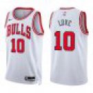 Bulls #10 Bob Love White