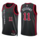 Bulls #11 Ayo Dosunmu Black City