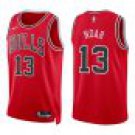 Bulls #13 Joakim Noah Red