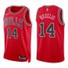 Bulls #14 Matas Buzelis Red