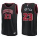 Bulls #23 Michael Jordan Black