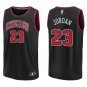 Bulls #23 Michael Jordan Black