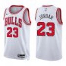 Bulls #23 Michael Jordan White