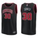 Bulls #30 Tre Jones Black