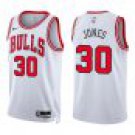 Bulls #30 Tre Jones White