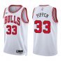 Bulls #33 Scottie Pippen White
